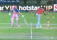 Ashwin and Buttler Mankad - Image Courtesy (BCCI/IPLR20.com)